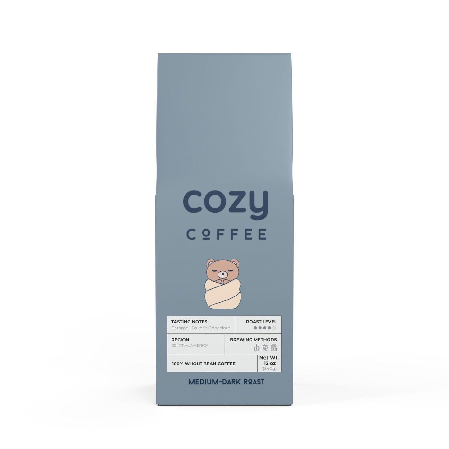 Cozy Coffee- Flathead Valley Coffee Blend (Medium-Dark Roast)