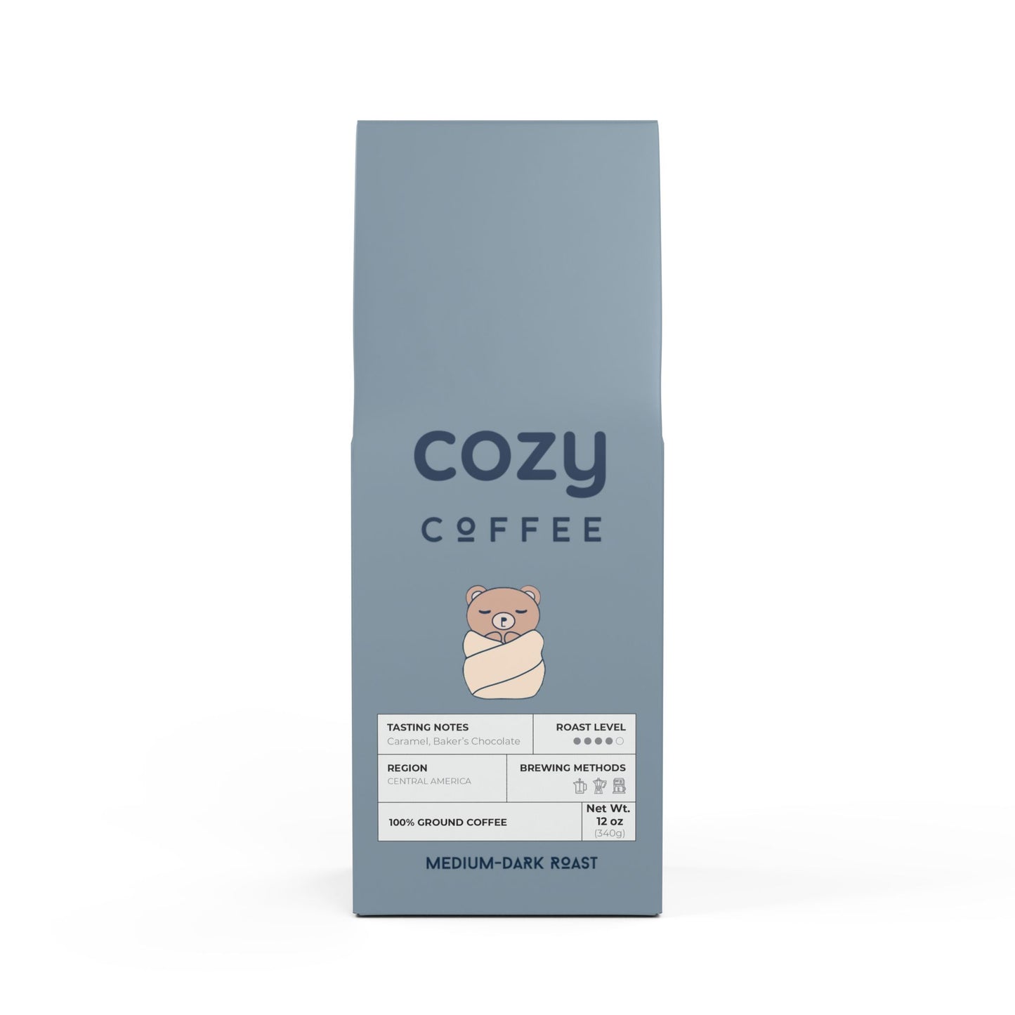 Cozy Coffee- Flathead Valley Coffee Blend (Medium-Dark Roast)