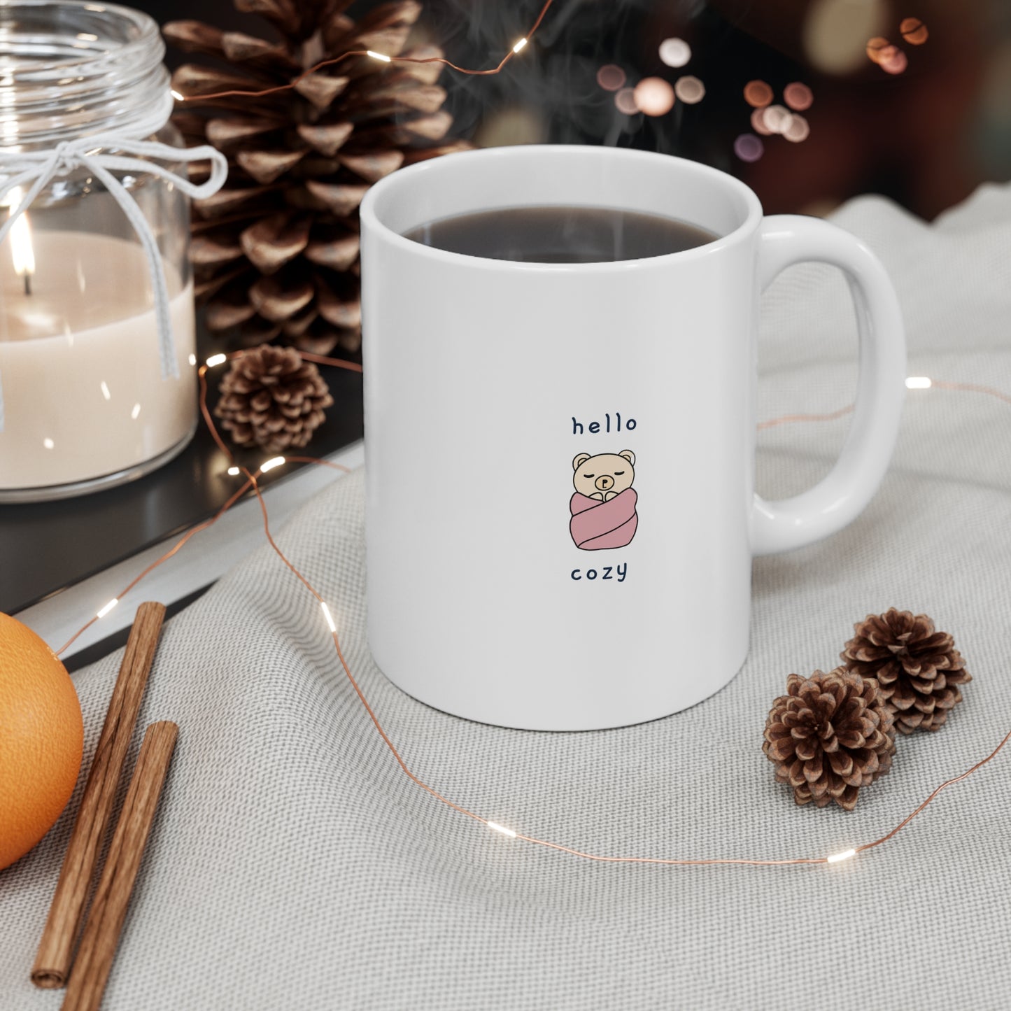 Hello Cozy 11oz Mug