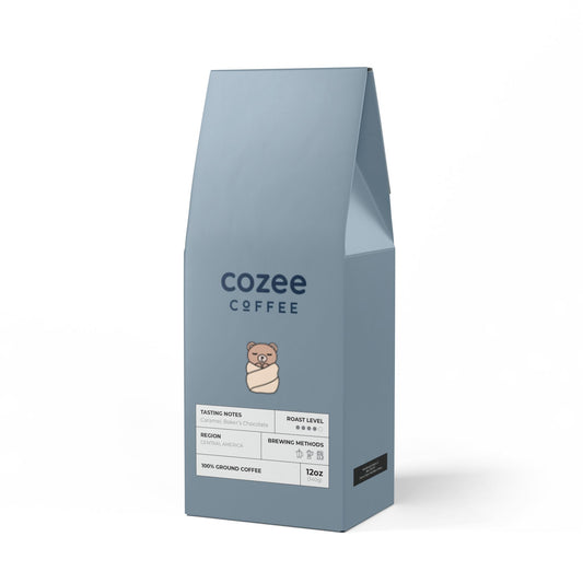 Cozee Coffee- Flathead Valley Coffee Blend (Medium-Dark Roast)